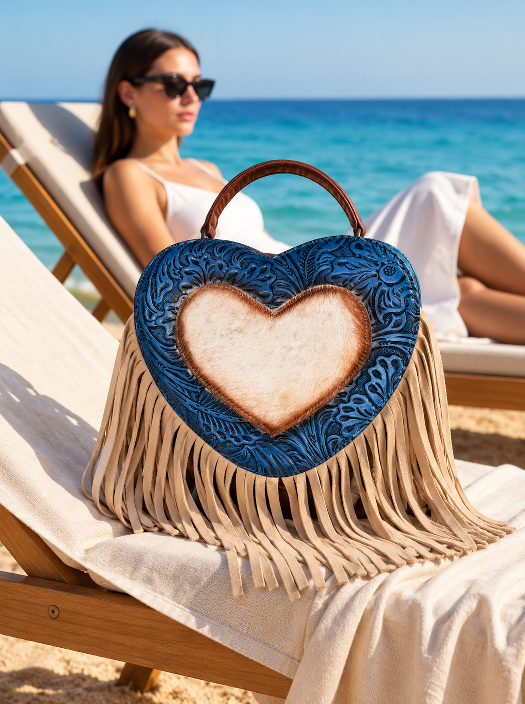 Bolso Corazon Oceano
