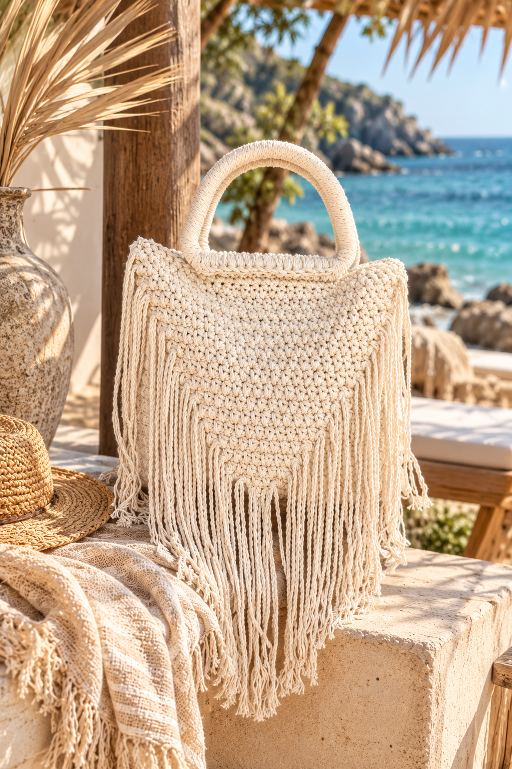 Bolso Macrame Fem